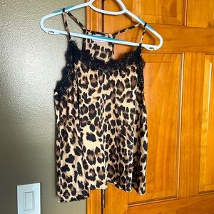 NWOT Pink Lily Boutique Cheetah Tank